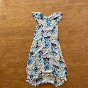 Disney D-Signed Girls L 14 - 16 Floral Chiffon Dress